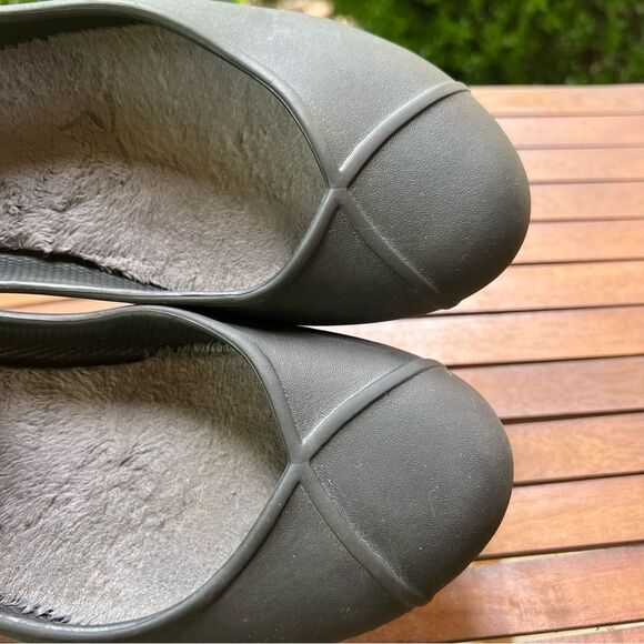 CROCS Dual Comfort Flat Women’s Black Size 9 - Picture 9 of 11
